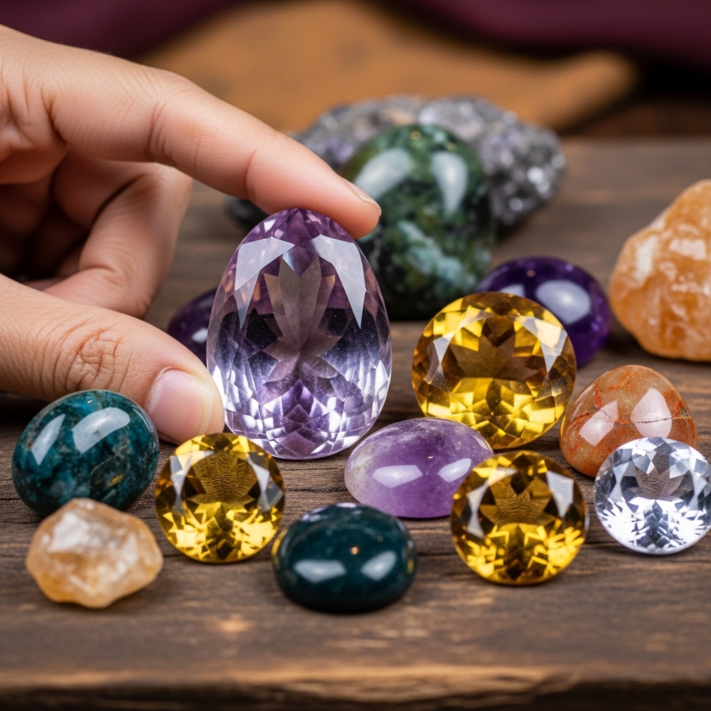 Premium Amethyst & Mixed Gemstone Selection